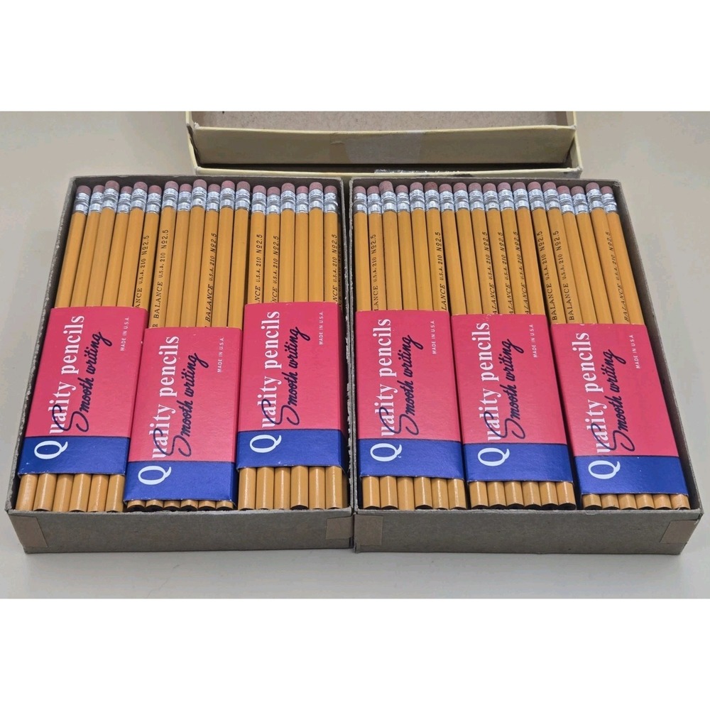 Lot Of 144 Vintage Faber Castell American Quality No. 2.5 Pencils NEW In Box